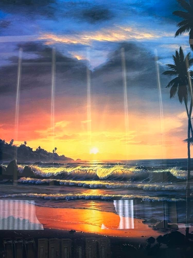 ラッセンルビー・オブ・ザ・サウス・パシフィックミクスドメディア版画 ラッセンルビー・オブ・ザ・サウス・パシフィックミクスドメディア版画