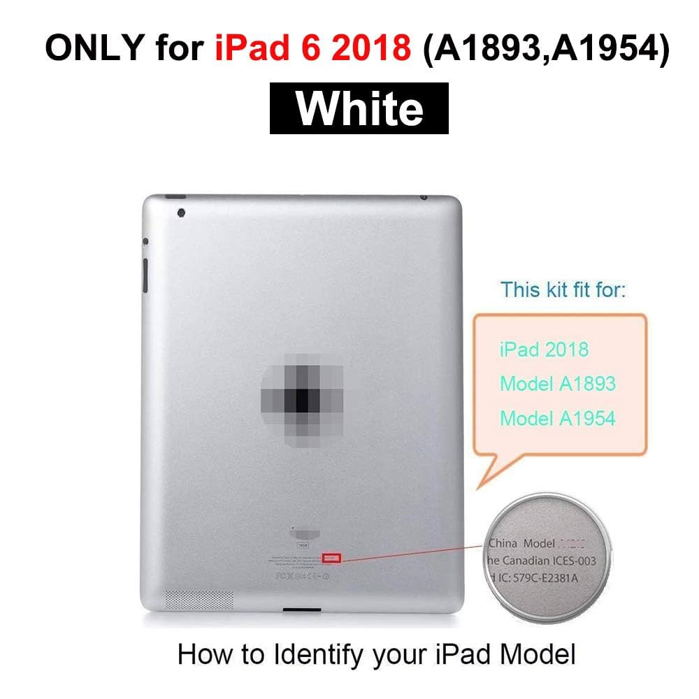 iPad 6 (6. Nesil 2018) A1893 A1954 için Ekran Yedek Cam Dokunmatik