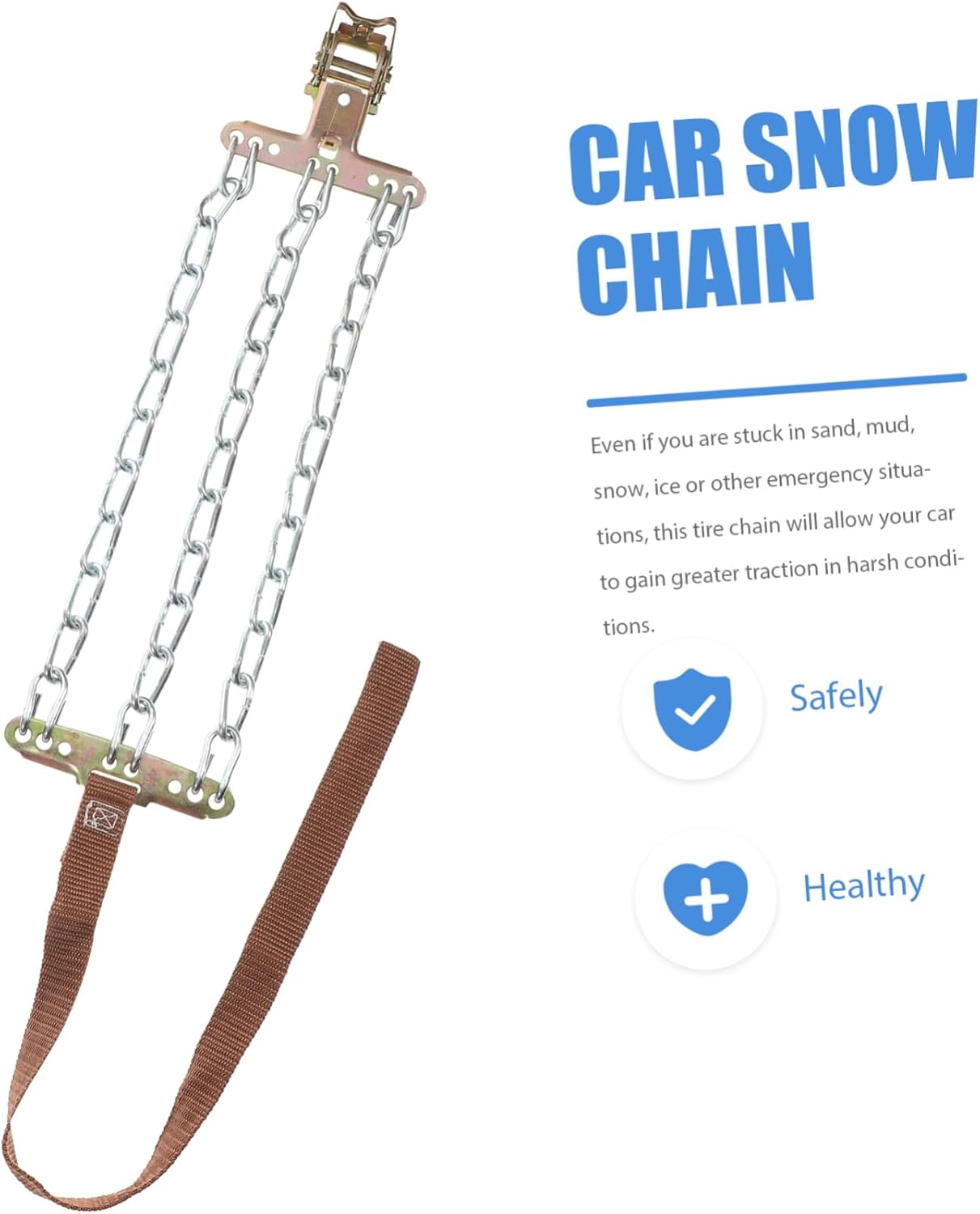 8pcs Passenger Car Snow Chains Tire Chains for Trucks Snowchain Car Balance Design