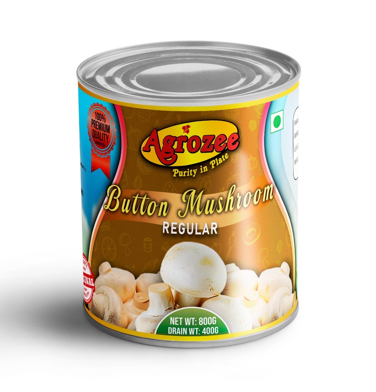 Agrozee - Canned Button Mashroom Premium, 850g (Pack of 2) (B0D1VYX285) Amazon Price History, Amazon Price Tracker