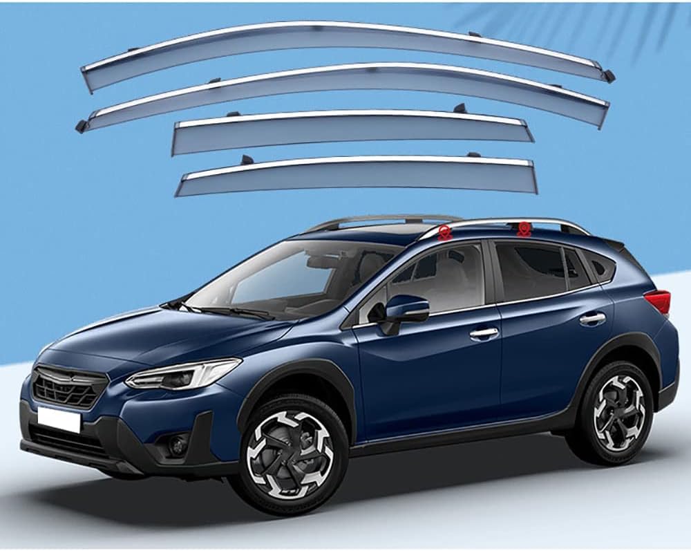 PANXUC Car Wind Deflectors for Subaru XV GT 2018-2022, Side Window Wind Rain Deflector Window Visor Sun Rain Guard Smoke Guards
