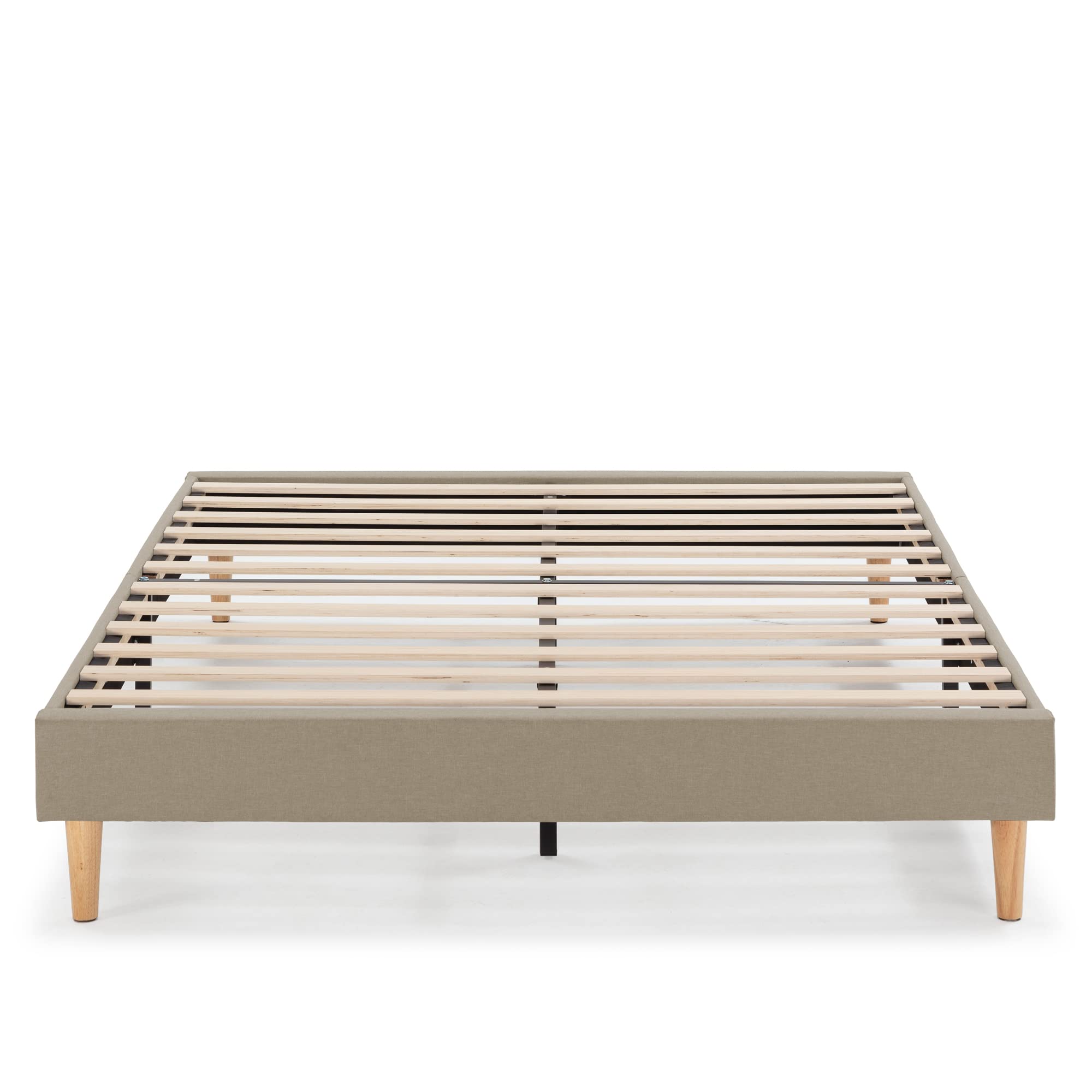 HOMN LIVING Somier Tapizado Aura 160x200 cm Beige 30 cm