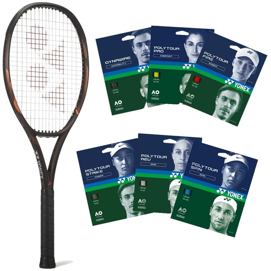 Yonex EZone 100L 8th Gen Tennis Racquet (Espresso Brown) - Custom Strung with Your Choice…