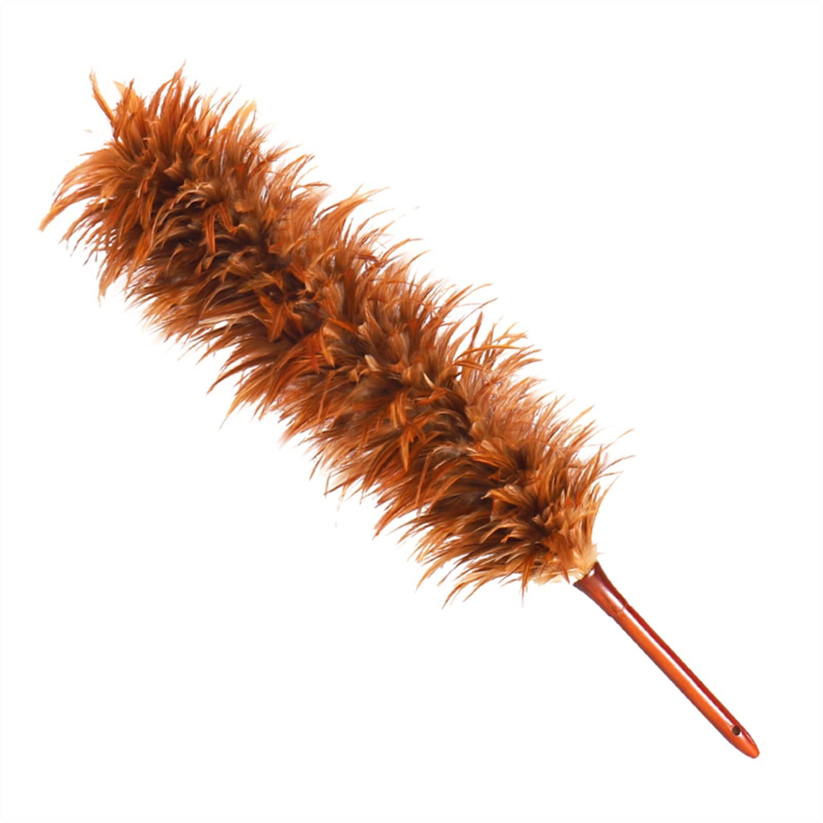 KFGISD, Real Chicken Feather Zen Blanket Dust Removal Household Sweeping Ash is Not Easy to Shed Hair to Remove Dust,Feather Duster