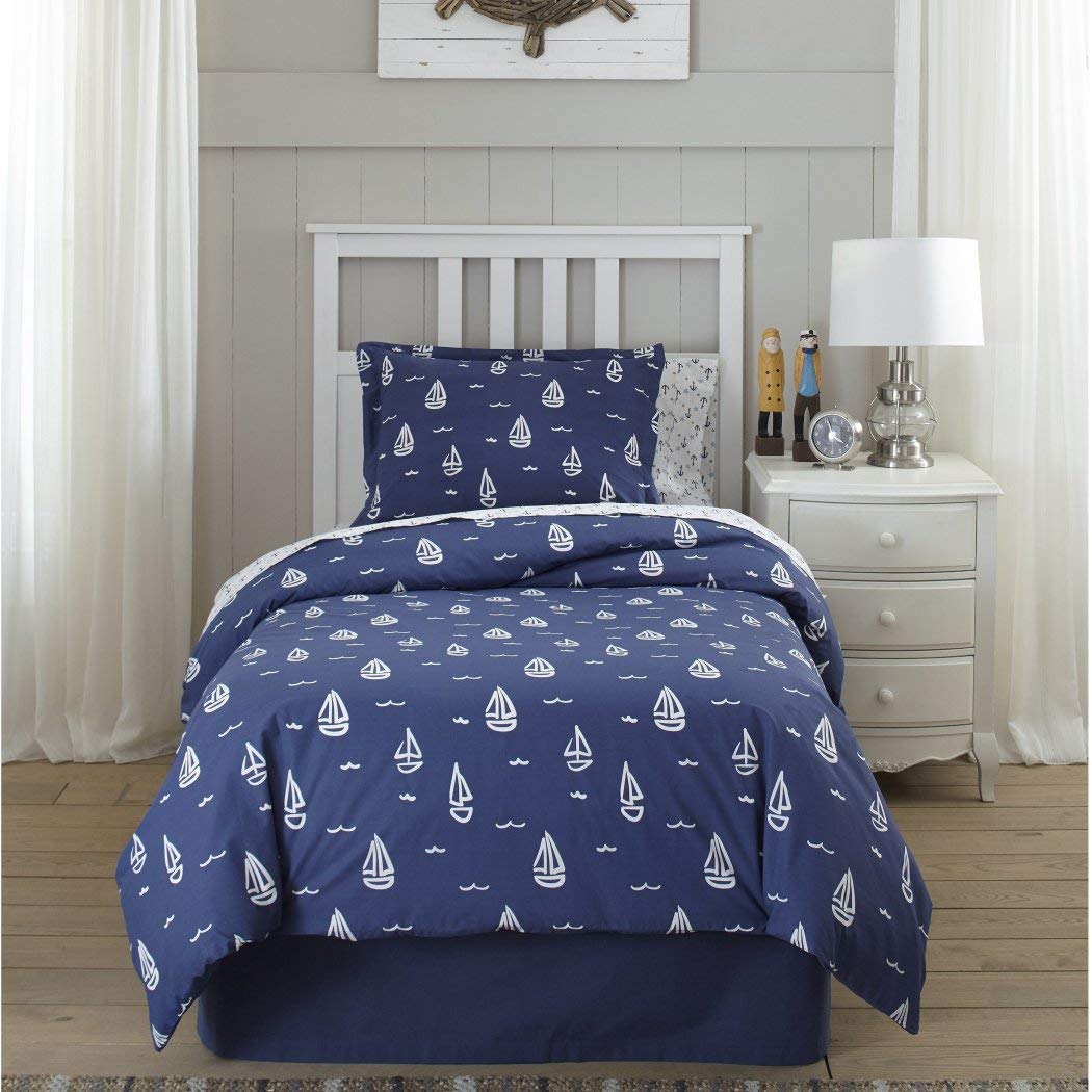 nautical themed boy bedding