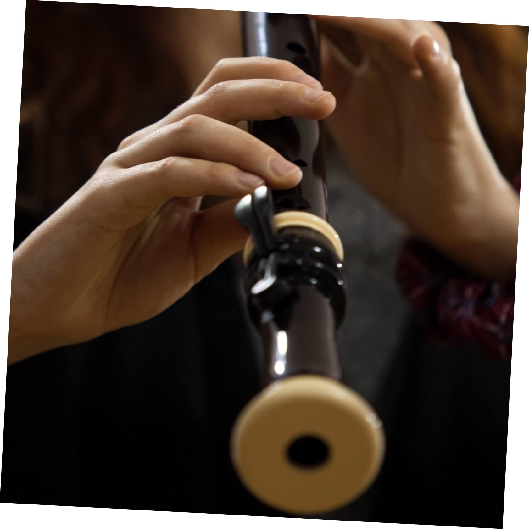 CATIEBYE Clarinet for Boys and Girls 8-hole Plastic Clarinet Set Educational Toy School Student Instrument