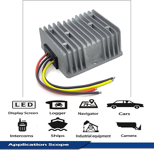 Miniatura 6 de Convertidor CC a CC de 24 V 10 a 240 W para 12 V a 24 V CC Convertidor de 12 V a 24 V Convertidor de 9 V a 24 V Paso Arriba Convertidor de 12 V a 24