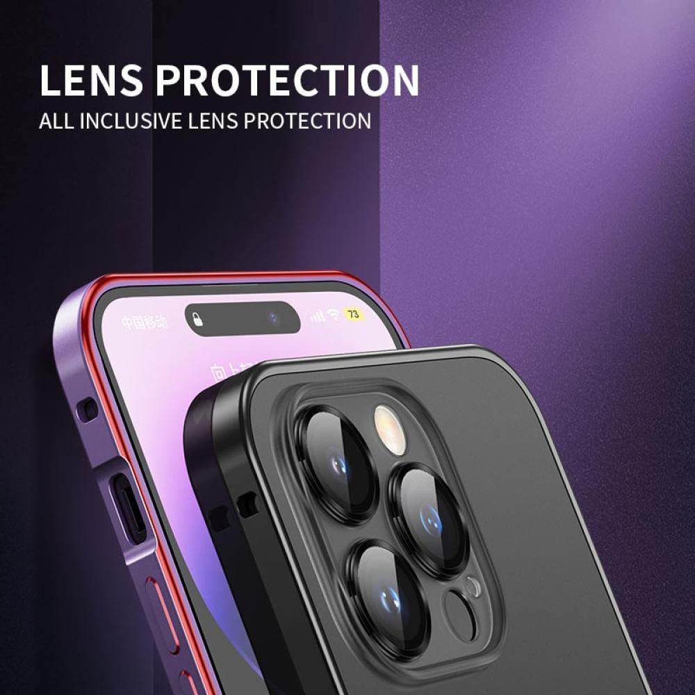Amazon.co.jp: Iphone 12 13 14 Pro Max 用磁気金属電話ケース iPhone