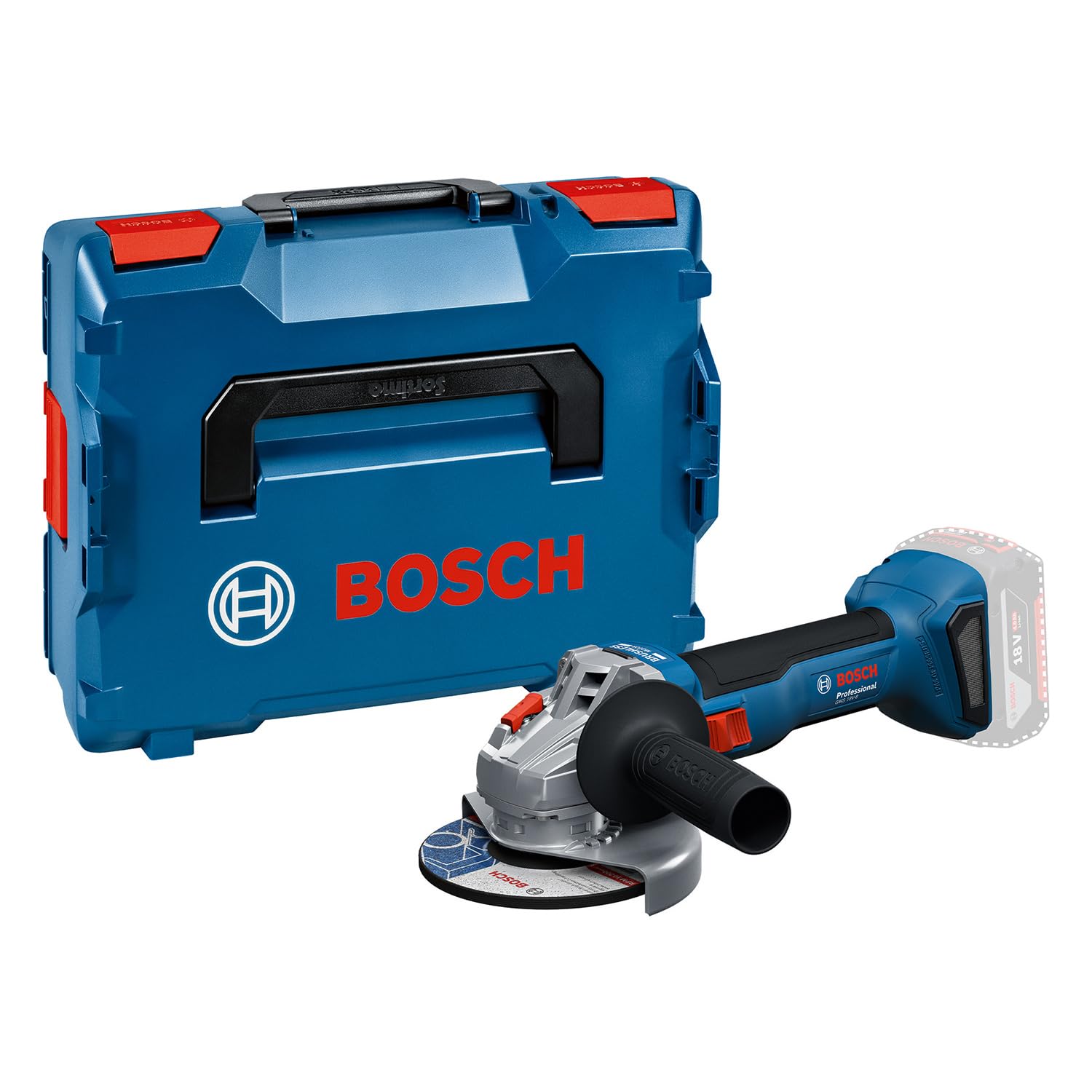 Bosch GWS 18V-7 Professional Cordless Angle Grinder 18 V 115 Mm Brushless 2x Rechargeable Battery 4 0 Ah Charger - View #9