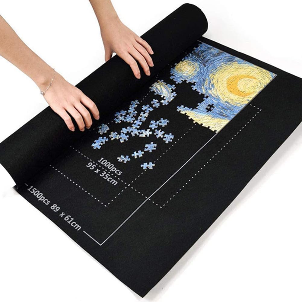 Tradeopia Tapis de Rangement Facile à Rouler pour Casse-Tête, jusqu'à 3000 Pcs, Tapis de Rangement pour Casse-Tête, Accessoires de Casse-Tête, Rangement de Casse-Tête de Qualité Supérieure