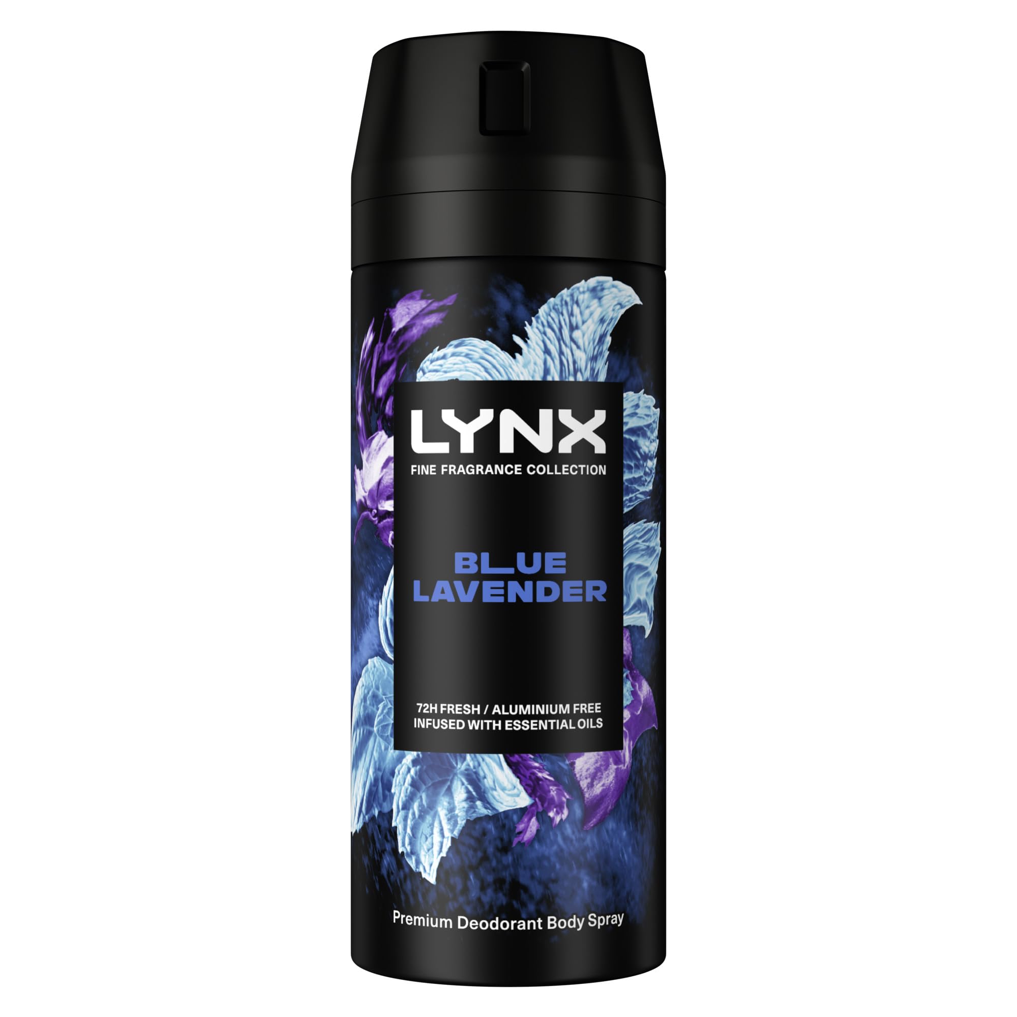 Lynx Blue/Lavender Fine Fragrance Collection Premium Deodorant Bodyspray 150 Ml