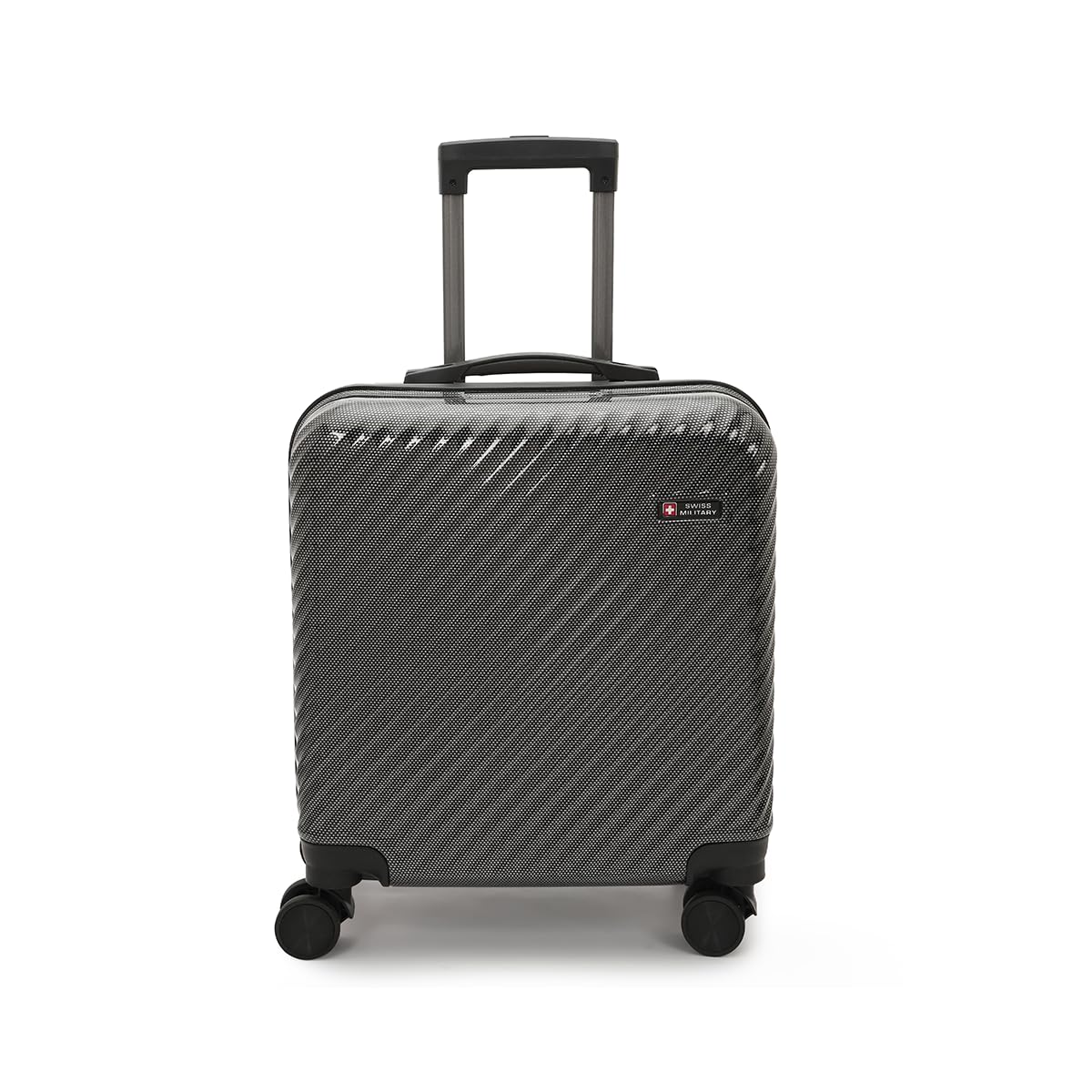 Ember Cabin Luggage Bag, Trolley Bag, Suitcase for Travel| Unique 3D Design, Durable ABS Body, Ergonomic 360° Rotatable Wheels, 45 cms, 17 inches, 33L, Grey, 1 Year Warranty, 1-image-20