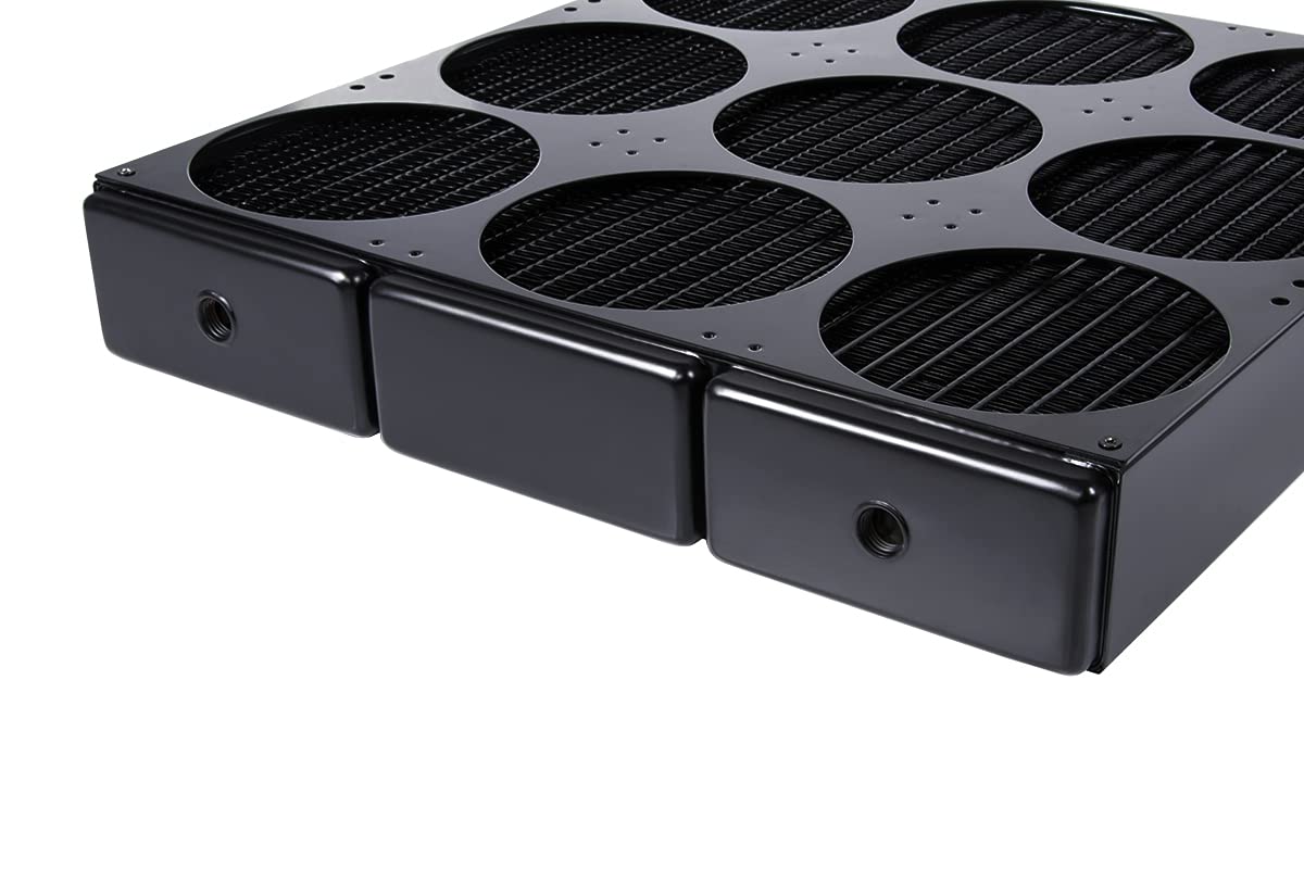 Alphacool 14391 Uniwersalny Wentylator, Chłodziarka i grzejnik Czarny 1 szt