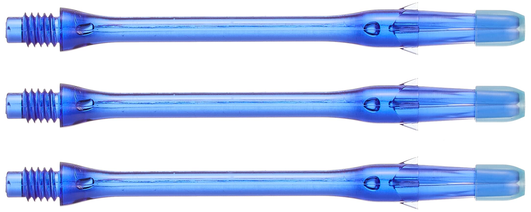L-Style Dart Shafts: Durable Plastic Dart Shafts - Blue Slim 440 (Extra Extra Long)