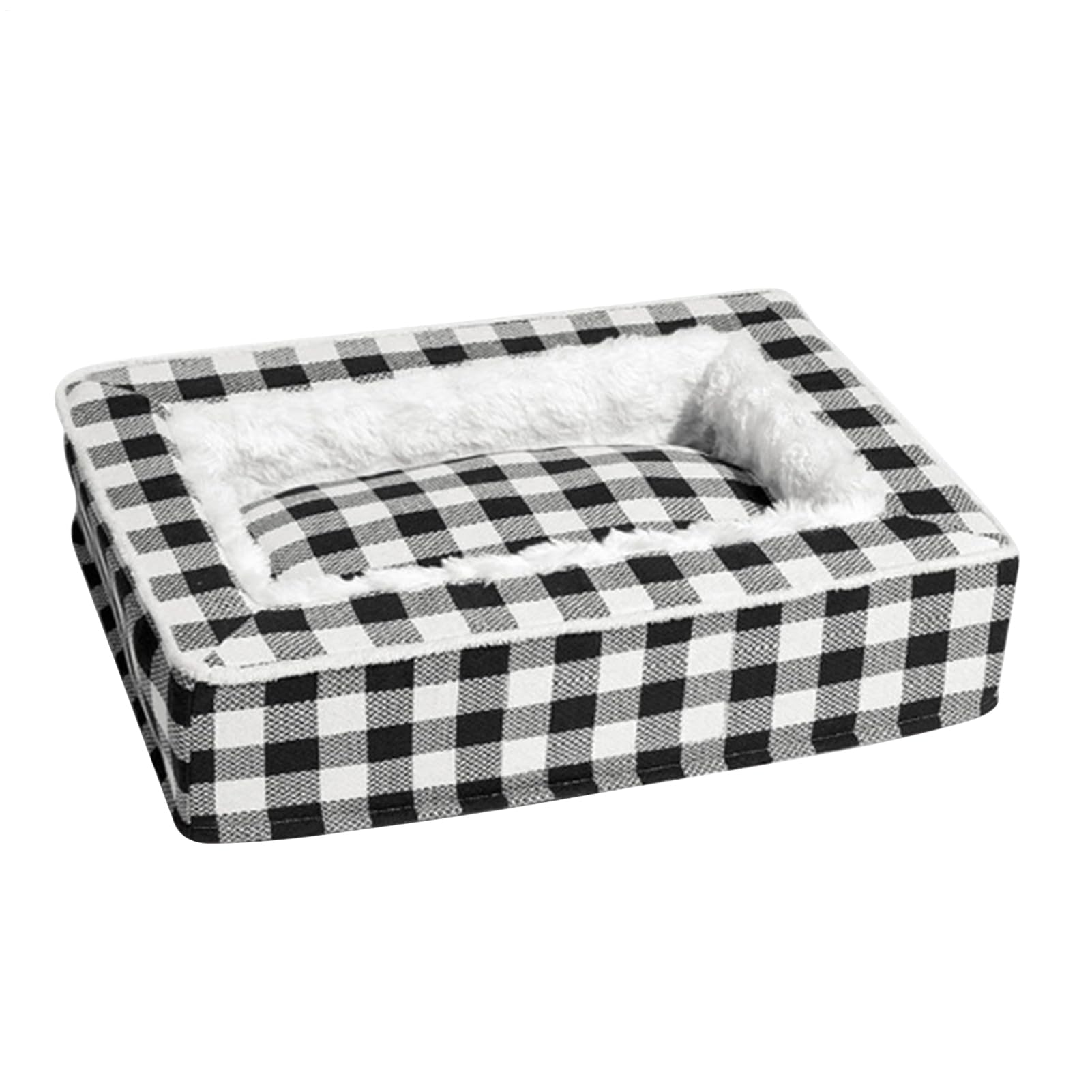 Lit pour chat contre le stress, nid de sommeil doux et lavable pour le sol et le chenil