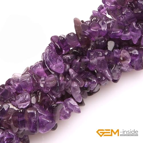 Miniatura 5 de GEM-Inside - Chips de piedra de cristal para hacer joyas, cuentas sueltas de forma libre con agujero para hacer pulseras, collares para adultos, 34