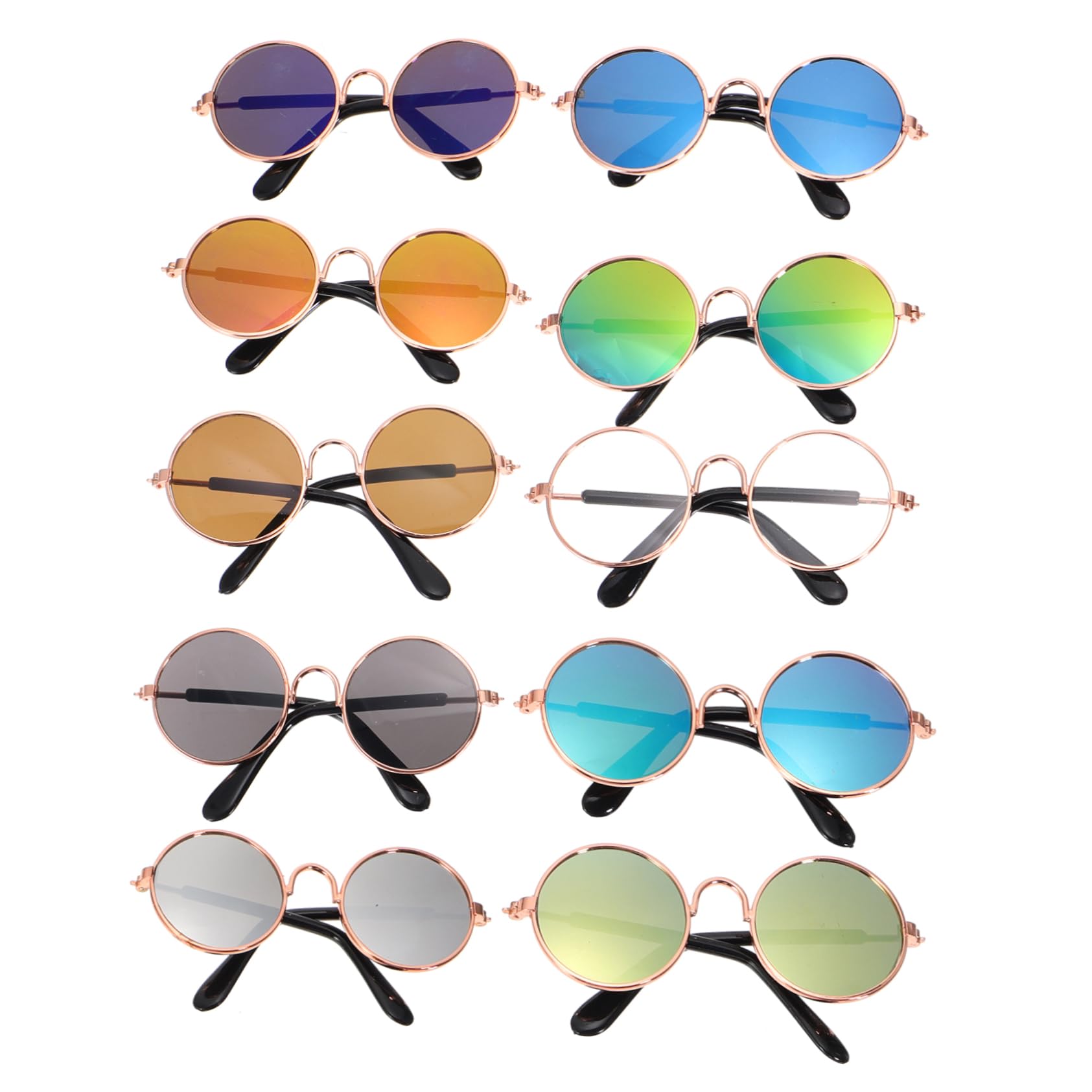 Lunettes de Soleil pour Chiens et Chats Lot Idéal pour Fêtes et Cosplay Animal