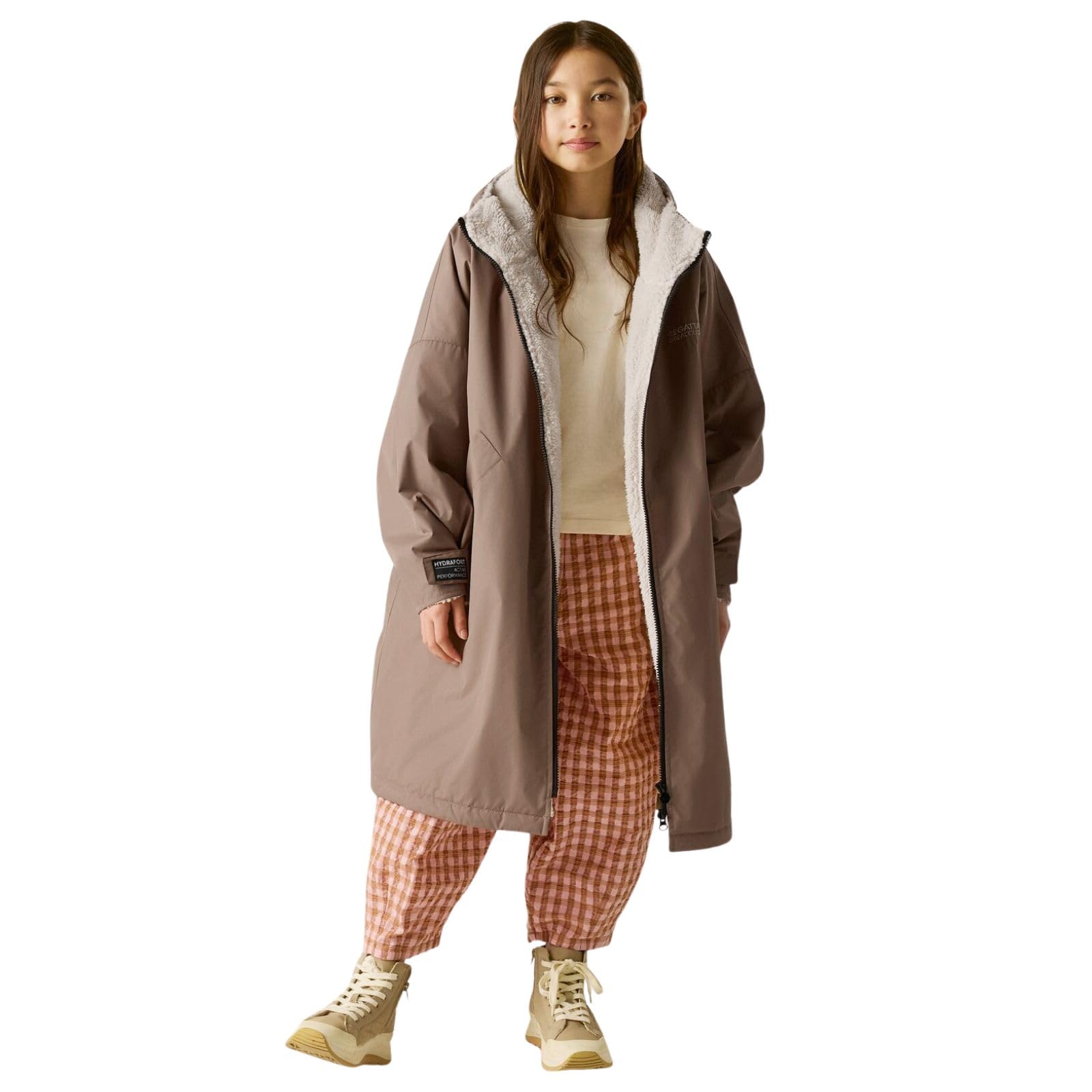 Regatta Kids Spirit Of Adventure Changing Robe - Mocha - 9-13 Yrs