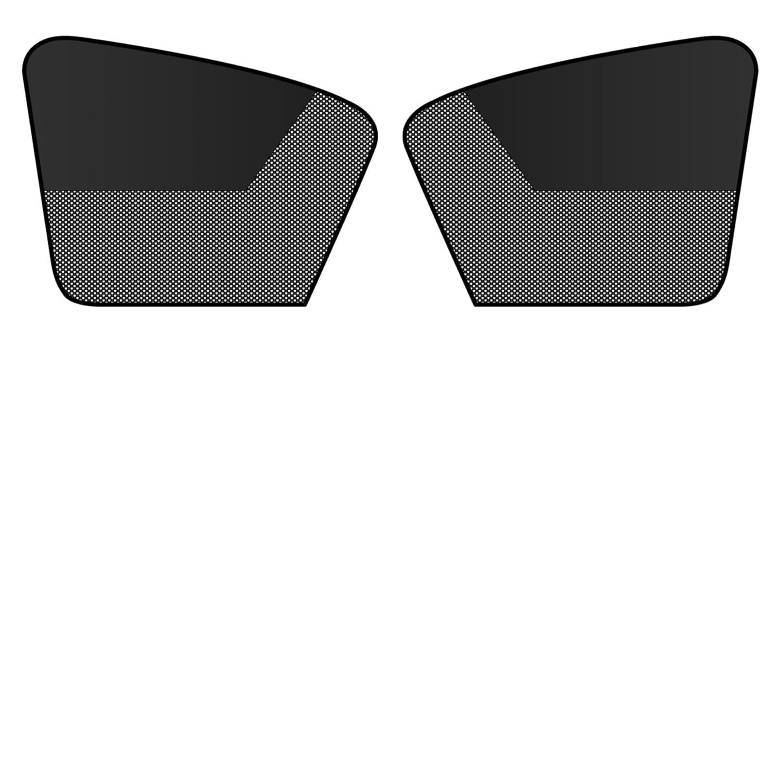 Tendine Parasole Auto Magnetici 49x42 cm Protezione UV Oscuranti Finestrini Anteriore 2 Pezzi