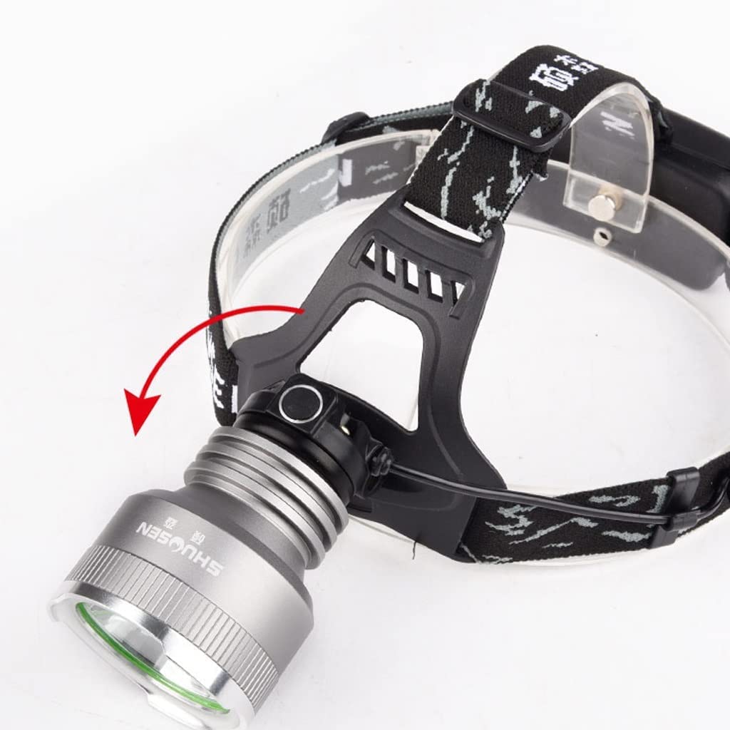 Latarka czołowa Latarka czołowa LED Reflektor zewnętrzny LED Mocne światło Ładowanie 3000 metrów Lampa górnicza Nocne wędkowanie Lampa wędkarska Mocowane na głowie reflektory zewnętrzne dale