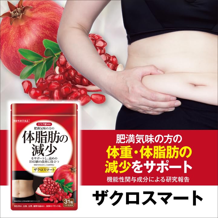 株式会社エルベ・プランズ ザクロスマート 31粒 機能性表示食品 BMI