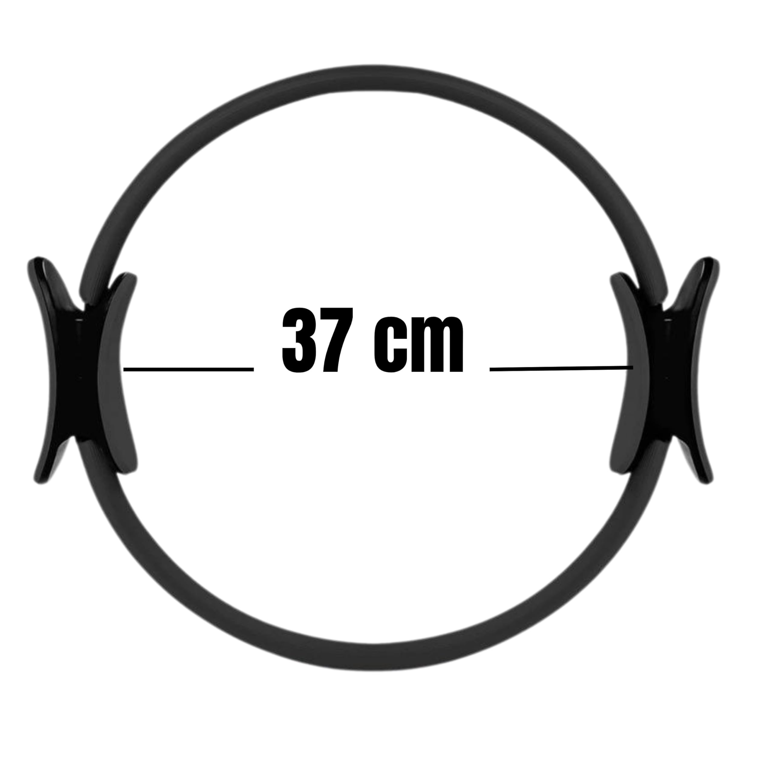 CLICLED Anello Pilates Yoga tonificante Braccia Gambe Resistenza Yoga Ring Fitness 37 cm