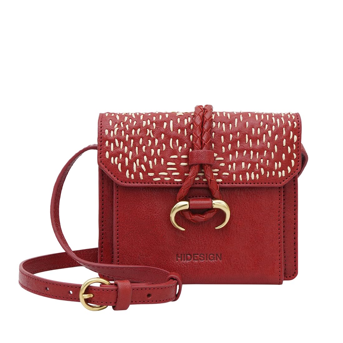 hidesign Sling Bag Western (RED)-picture-16