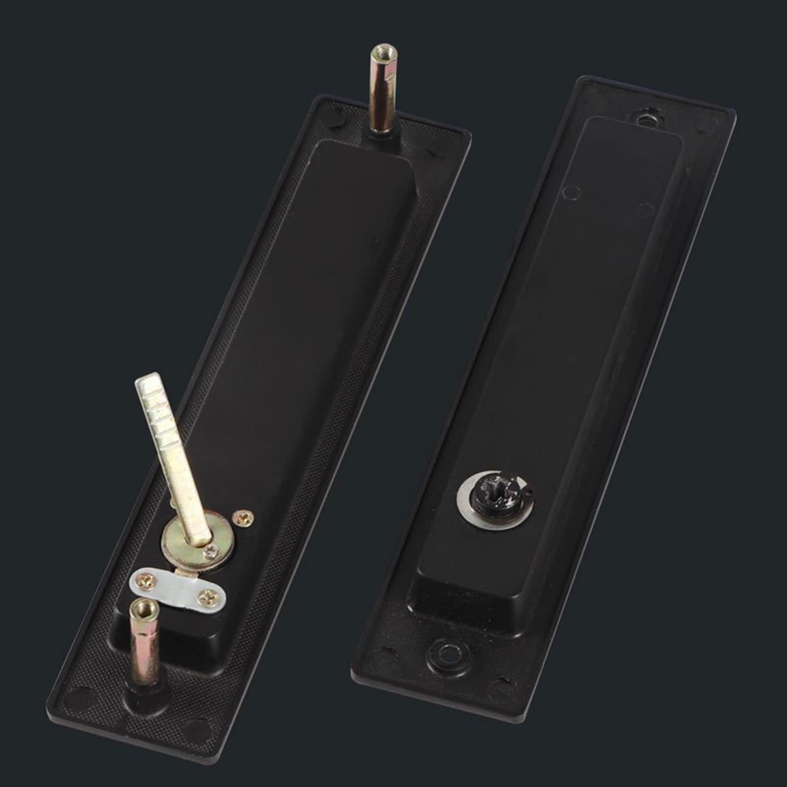 Cerradura de puerta con pestillo de palanca, Juego de manijas de puerta corredera de Patio con llave, manija empotrada Invisible, bolsillo con pestillo for puerta de Hardware de muebles de madera de G