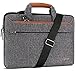 Produktbild DOMISO 17 Zoll Laptop Tasche Hülle Notebooktasche Wasserdicht Aktentasche Tragetasche Schultertasche für 17.3" Dell Inspiron/MSI GS73VR Stealth Pro/Lenovo IdeaPad/HP Envy/LG Gram/ASUS ROG,Braun