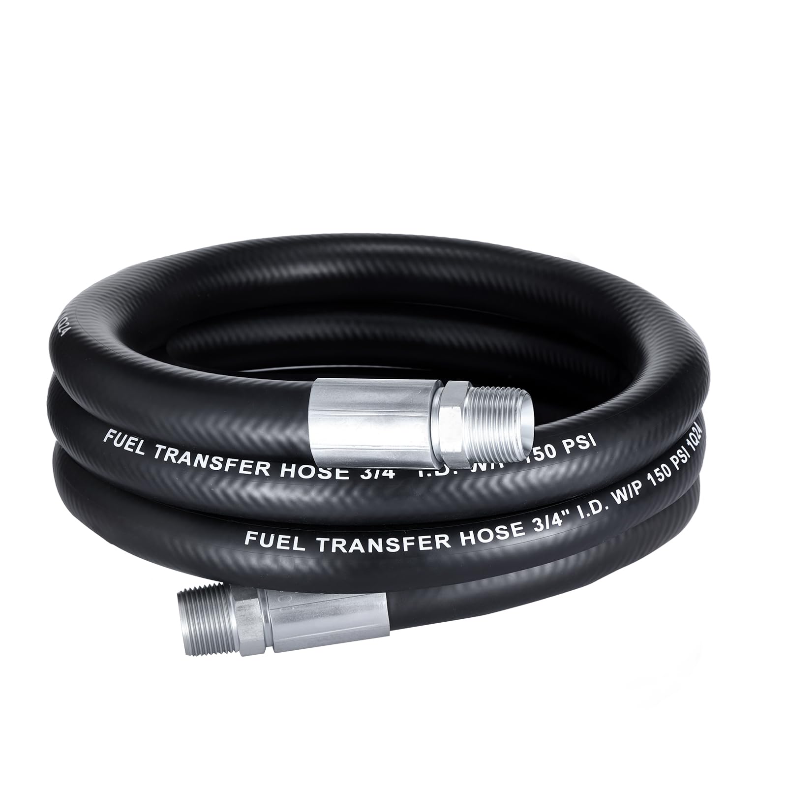 EVIL ENERGY 3/4" Fuel Transfer Hose 10FT Farm Fuel Hose for Diesel Gasoline