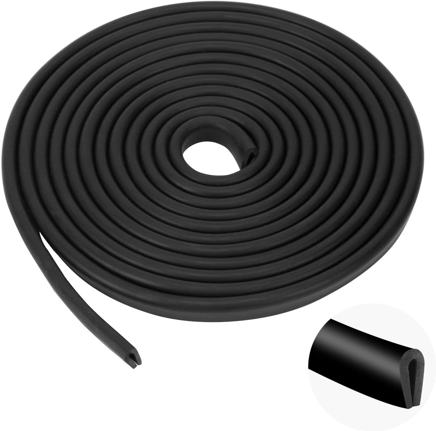 U Channel Edge Trim, Rubber U Weather Stripping, Window Door Edge Seal