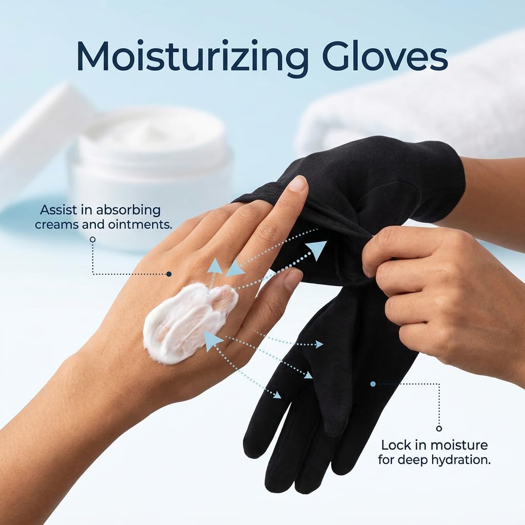 Gant noir gants coton noir epais taille L 4 paires gants thermiques gants hiver pour hommes et femmes protection des mains tres confortables lavables reutilisables et respirants lot de quatre paires