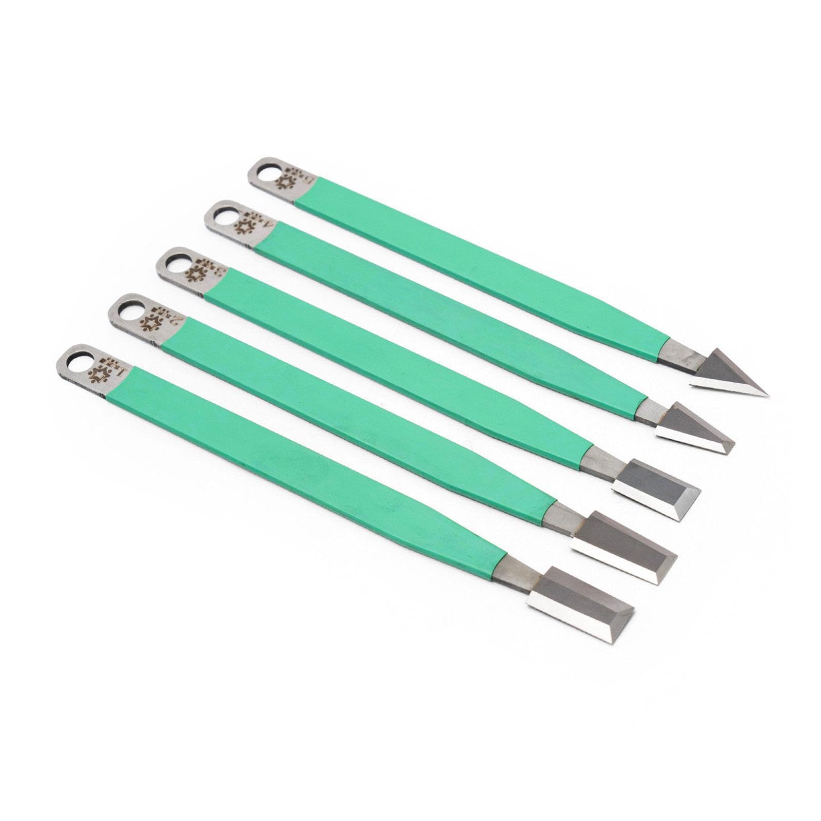 F Fityle Cuchillos de Recorte Multifuncionales para Modelar Arcilla Y Esculpir. Herramientas de Cerámica Lisas. Suministros para Esculpir, Tallar Y Modelar, 5, Individual