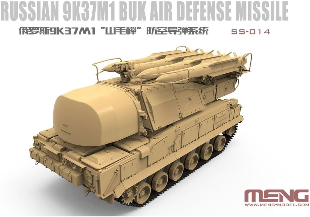 Meng SS-014 Russian 9K37M1 BUK Air Defense Missile System, 1/35 Scale Military Model Kit