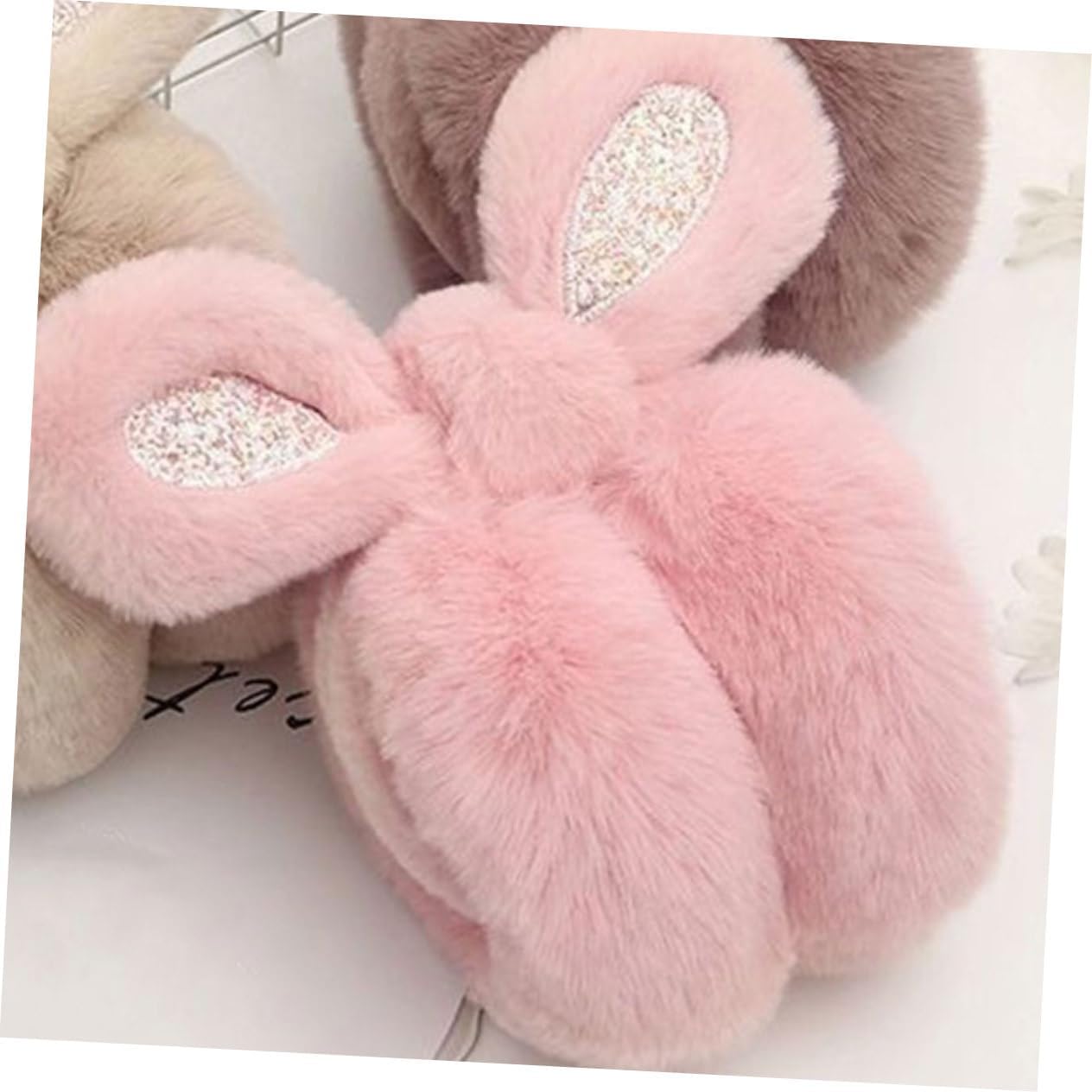 NOLITOY Rabbit Ear Muffs For Rabbit Ear Warmer Fluffy Bunny Ears Ear Cover for Winter Boy Winter Ear Ear