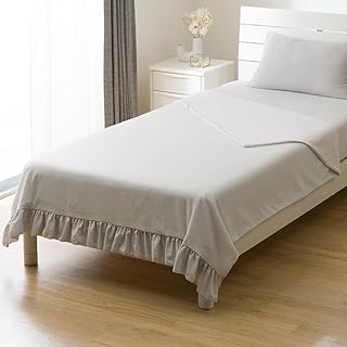 ニトリ(NITORI) フリル付きタオルケット シングル S25 グレー 2115100034607