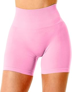 Pantalones de Baño para Mujeres Pantalones Cortos de Fitness Jacquard Pantalones Cortos de Fitness sin Costura Pantalones Cortos de Yoga Pantalones Cortos Color Sólidos
