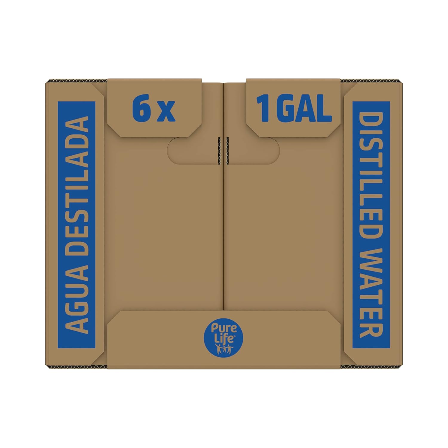 Pure Life Distilled Water Gallons - Cases of 6 1 Gallon Bottles - 3 Cases (18 Total Gallons)