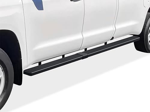 APS Estriberas laterales rueda a rueda de 5 pulgadas compatibles con Toyota Tundra 2007-2021 Double Cab 6.5 pies (barras nerf barras laterales de