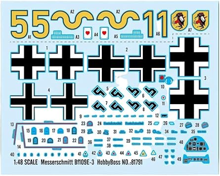 Hobbyboss 1:48 - Messerschmitt Bf109E-3