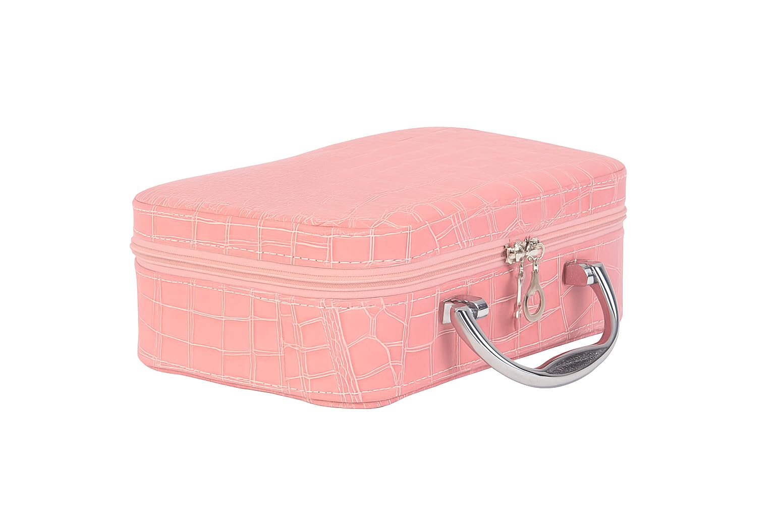 Maharsh Cosmetic Make up Organizer Portable Makeup Bag for Women and Girls Waterproof Ladies Case Travelling Storage Multi Function Travel Up Bag with Small Mirror Brushes/Hanging (Multi Color)-image-13