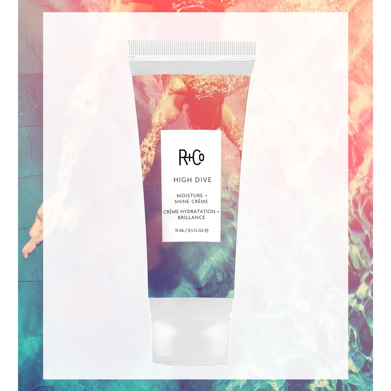 R+Co Atlantis Moisturizing B5 Hair Shampoo and Conditioner Set (1 Liter) + R+Co High Dive Travel Size (.5 Oz) | Body + Shine + Smoothing for All Hair Types | Vegan + Cruelty-Free |