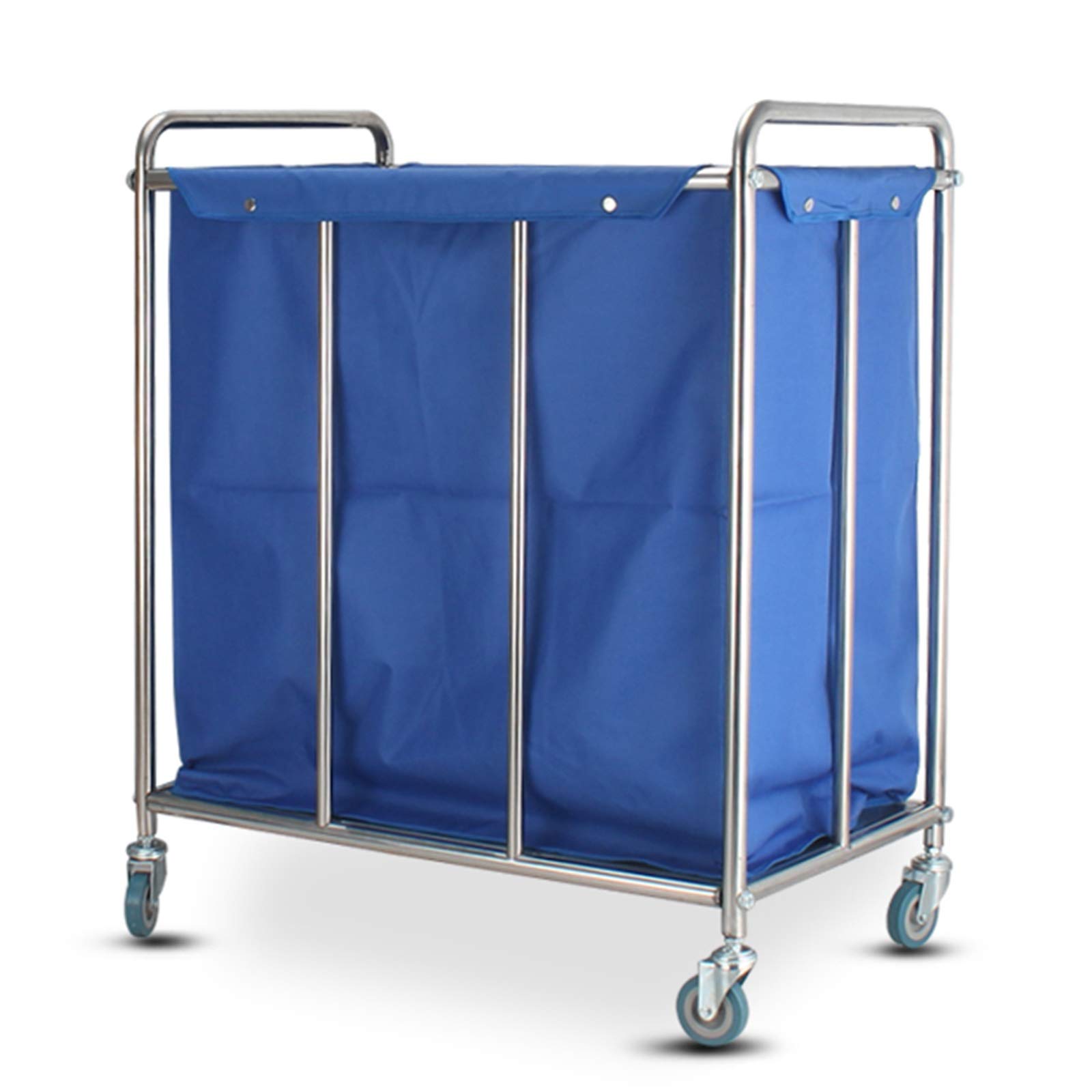 Carrello di Servizio Professionale in Acciaio Inossidabile su Ruote per Ospedale Commerciale, Asilo Nido, Grande Hotel di Bellezza - Borse Oxford Rimovibili