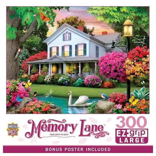 Baby Fanatic MasterPieces 300 Piece EZ Grip Jigsaw Puzzle - Twilight Flight - 18"x24"
