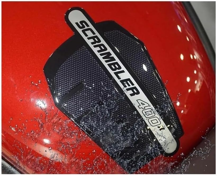 タンクステッカープロテクター スクランブラー 400 X 用エポキシ樹脂 オートバイ タンクパッド保護ステッカー 装飾デカール