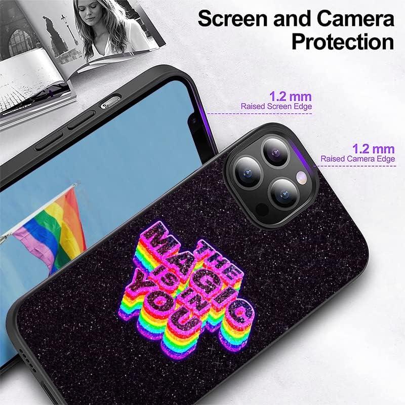Miniatura 2 de Galaxy Rainbow LGBTQ The Magic is in You Funda compatible con iPhone 16 15 14 13 12 11 Pro Max Galaxy S25 S24 S23 S22 S21 S20 FE Plus UltraA16 A15