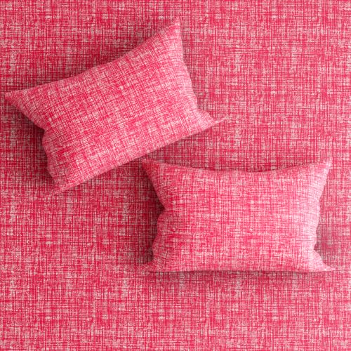 Image of Wakefit 100% Cotton 160 TC Fitted Bedsheet with 2 Pillow Covers | Carlos King, 72 inch x 72 inch, Carlos | 1.83m x 1.83m
