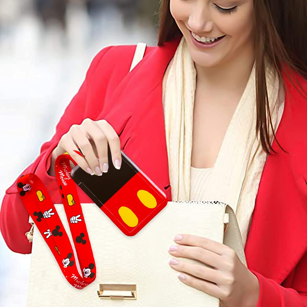 Lanyard Portabadge Mickey E Minnie - Cordino Con Portatesserini E Portamonete - Foto 10