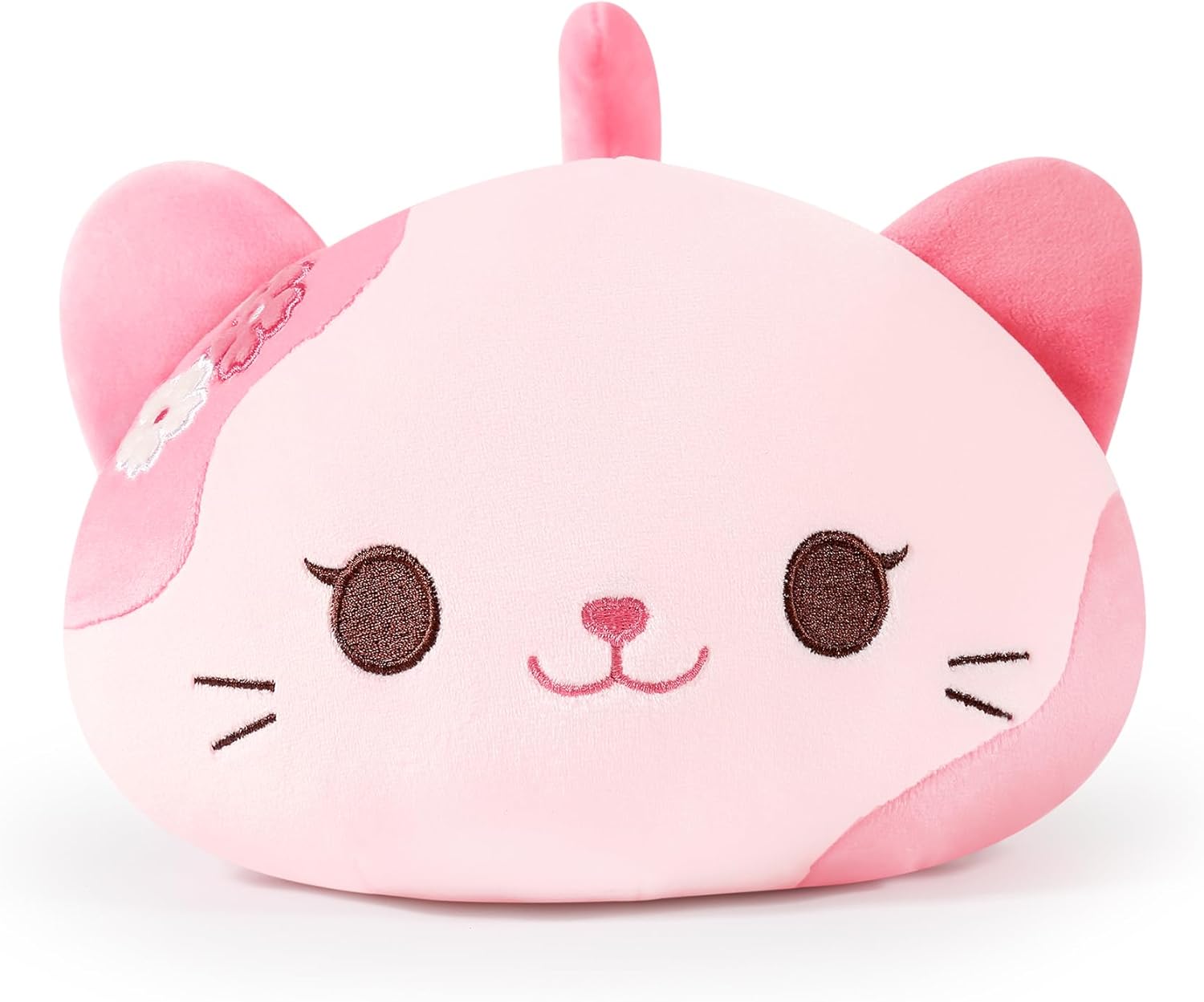 Onsoyours Original Sakura Cat Plush Cute 13 inch Kitten Stuffed Animal Soft Pillow Pink Kawaii Kitty Plush Toy Gift for Kids & Adults (Sakura Cat, 13") - Image 3