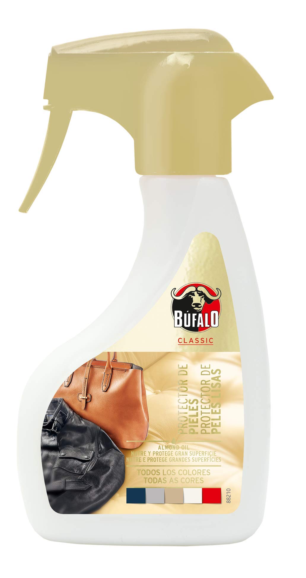 Búfalo Classic Spray Protector de Pieles, Grandes Superficies, Calzado y Bolsos, 250ml